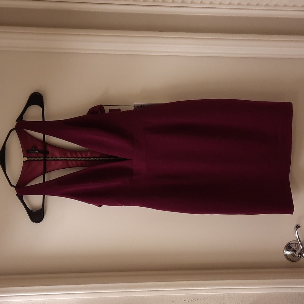 NWT, Jay Godfrey Paris Deep V-Neck Mini Dress